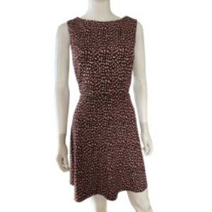 NWT Annie Griffin Mamie Silk Blend Dress in Leopard 10